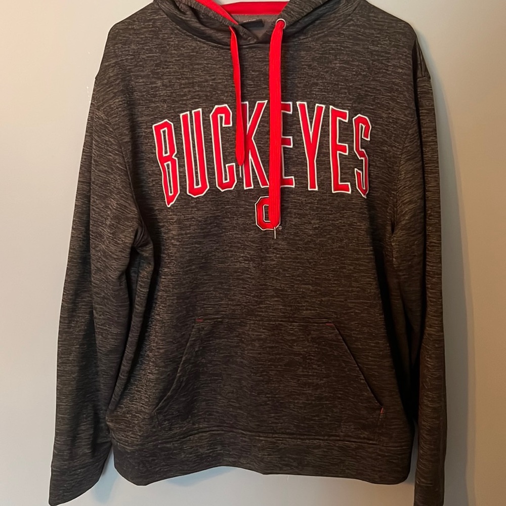Men’s large dark gray Ohio state university hoodie